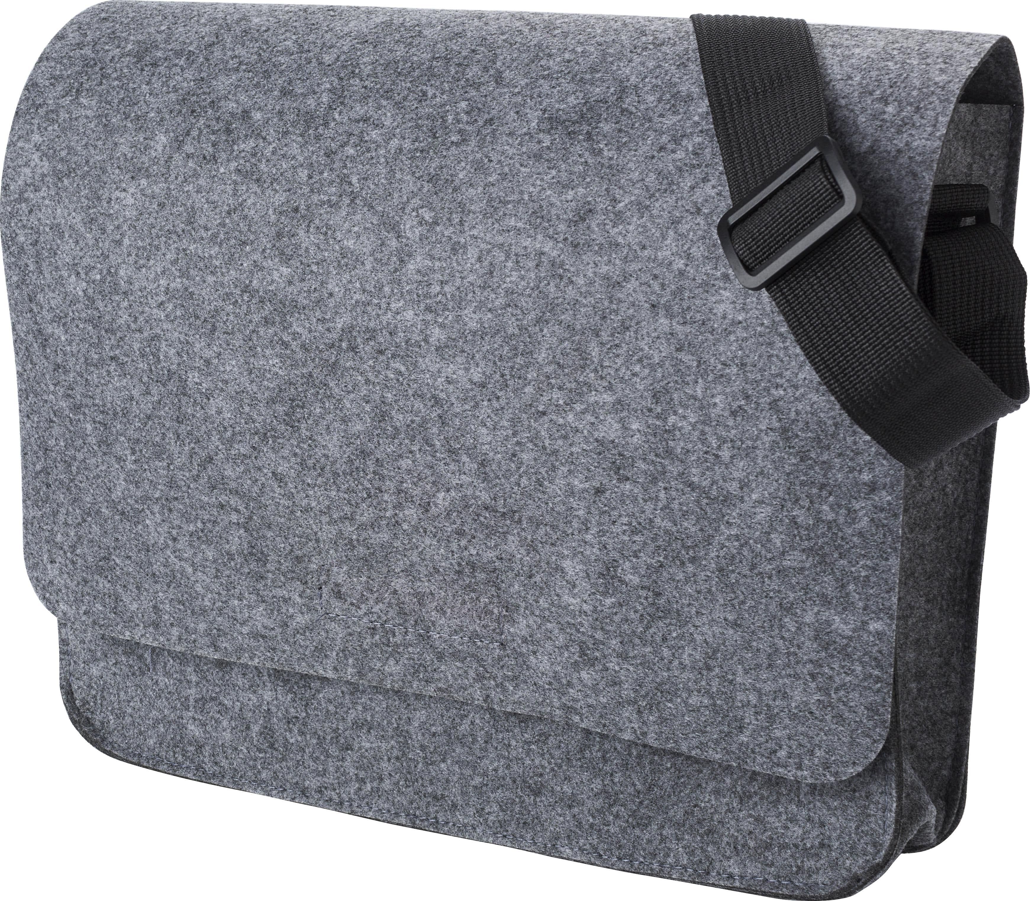 Laptoptasche Layla | Recycelter Filz | 15 Zoll | Klettverschluss, IMPRESSION