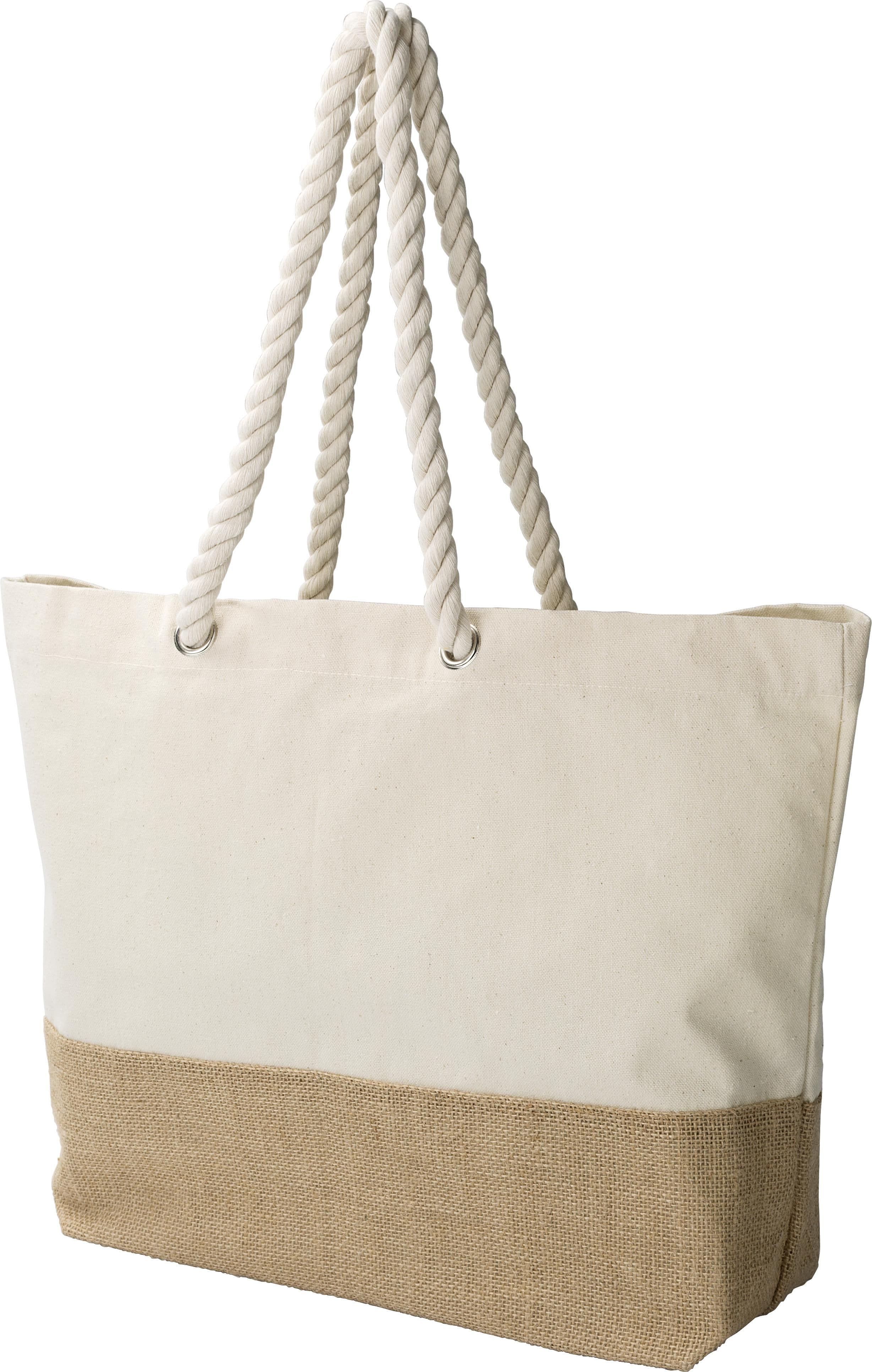 Einkaufstasche Diego | Baumwolle 280 g/m² | Juteboden, IMPRESSION