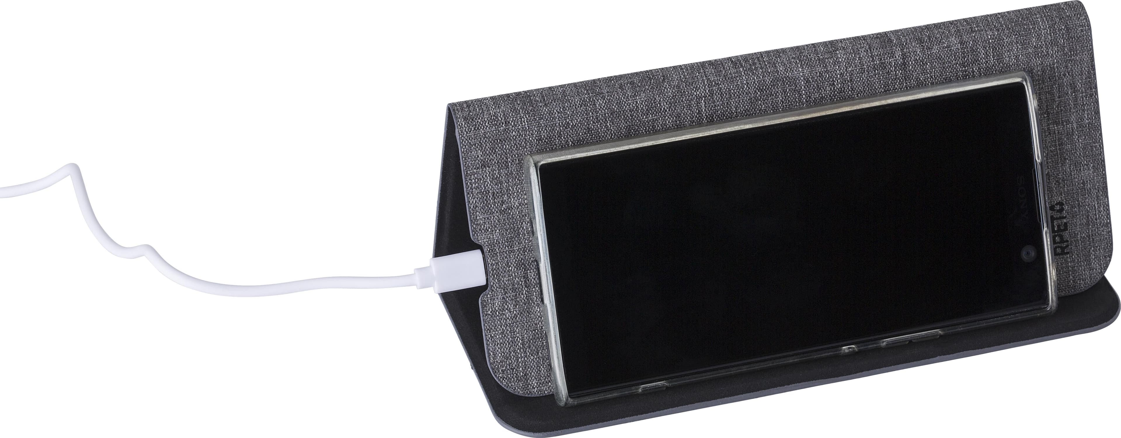 Kabelloser Lader Selene | Recycelt | Mausunterlage, IMPRESSION