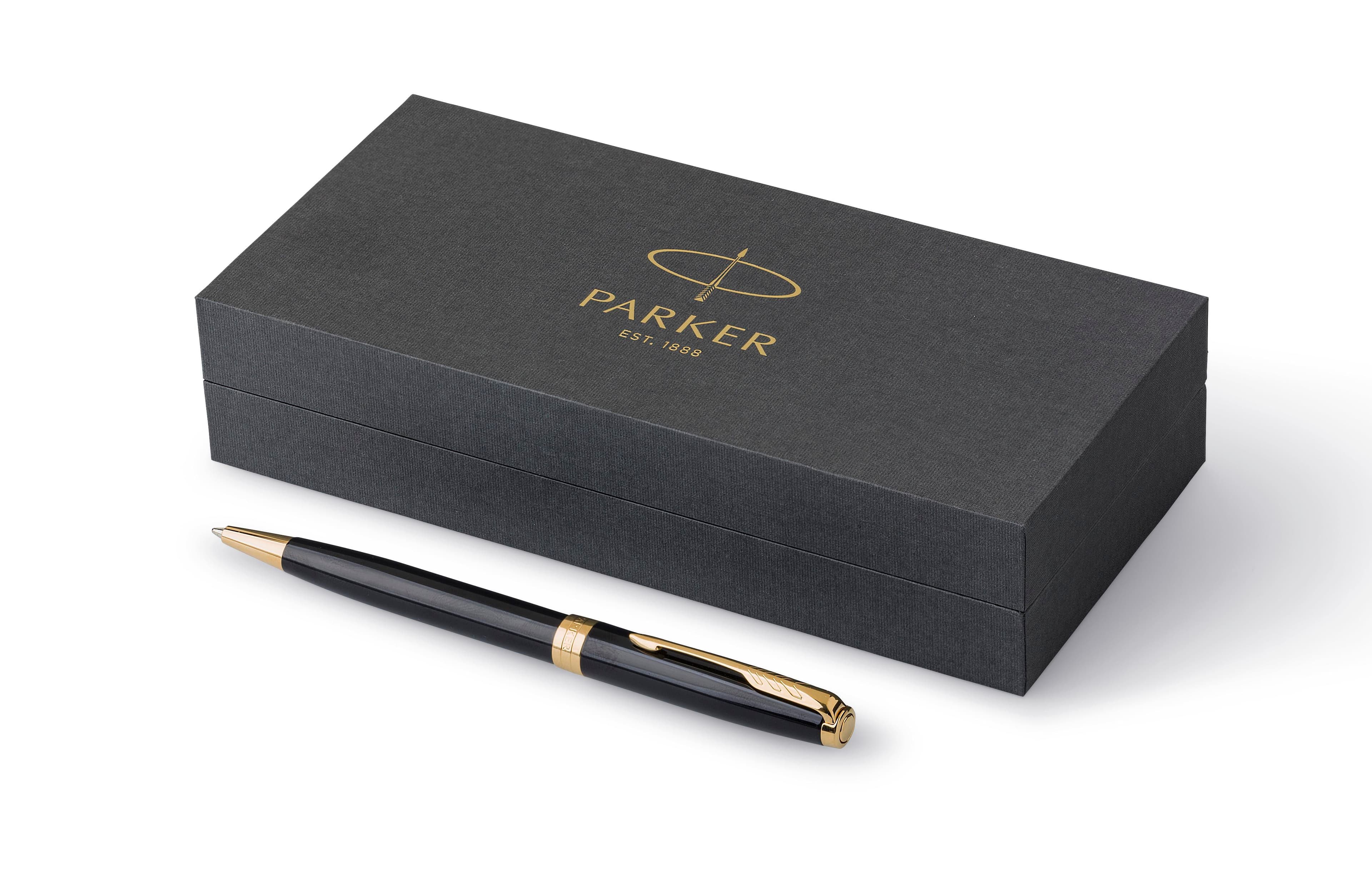 Parker Sonnet Kugelschreiber | Goldfarbene Zierelemente, Parker