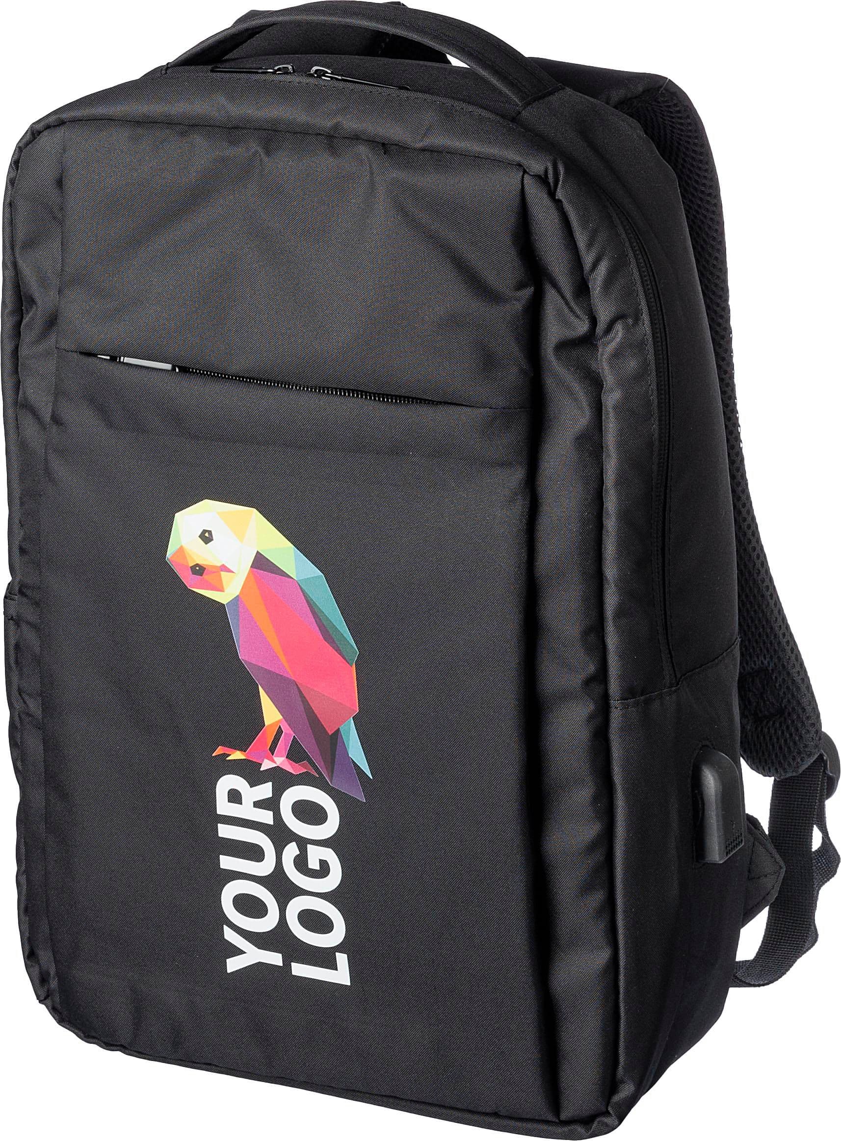 Laptop-Rucksack Jesse | Recycelt | 16 Zoll | USB-Port, IMPRESSION