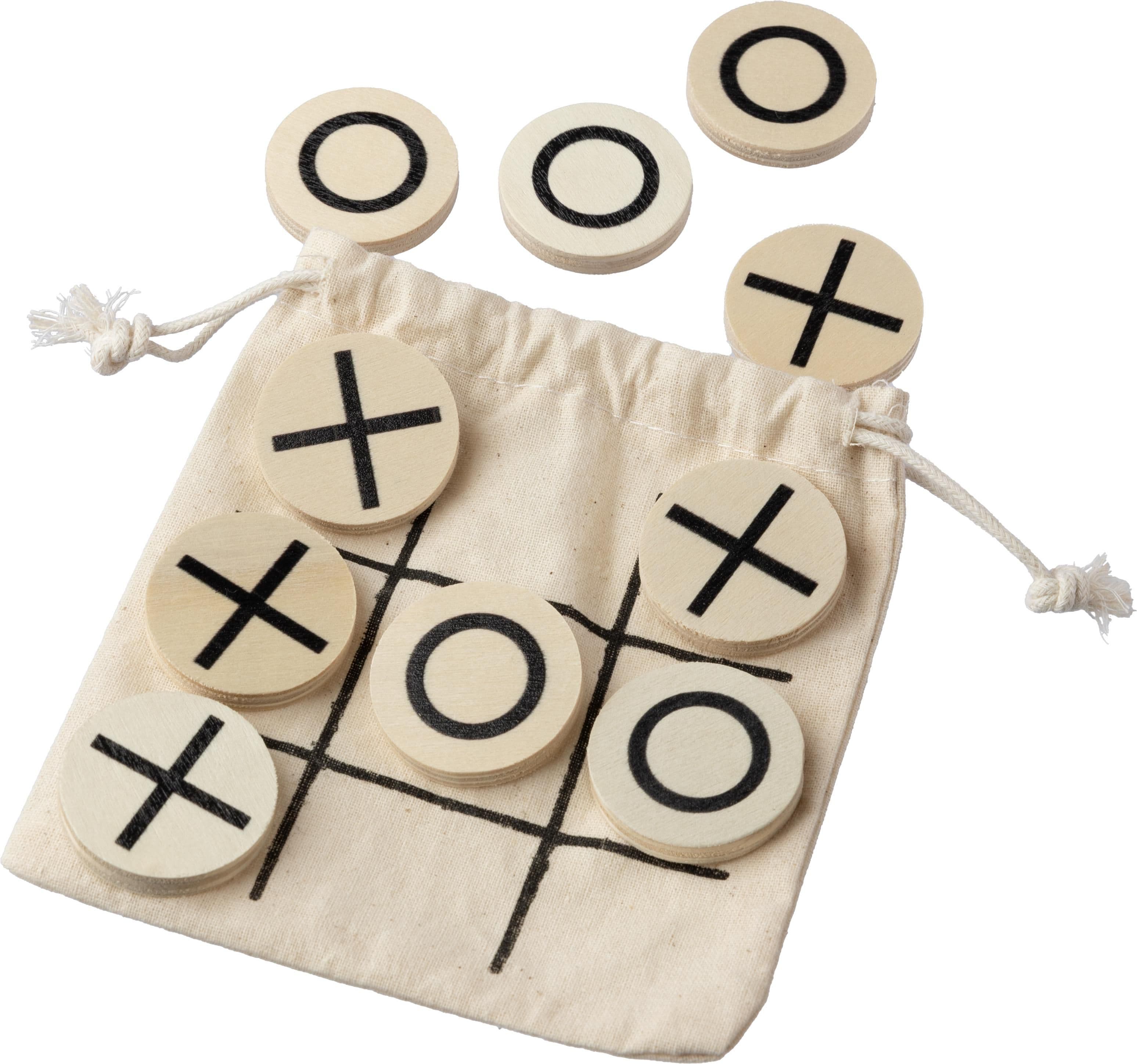 Tic Tac Toe | Holz | Baumwollbeutel, IMPRESSION