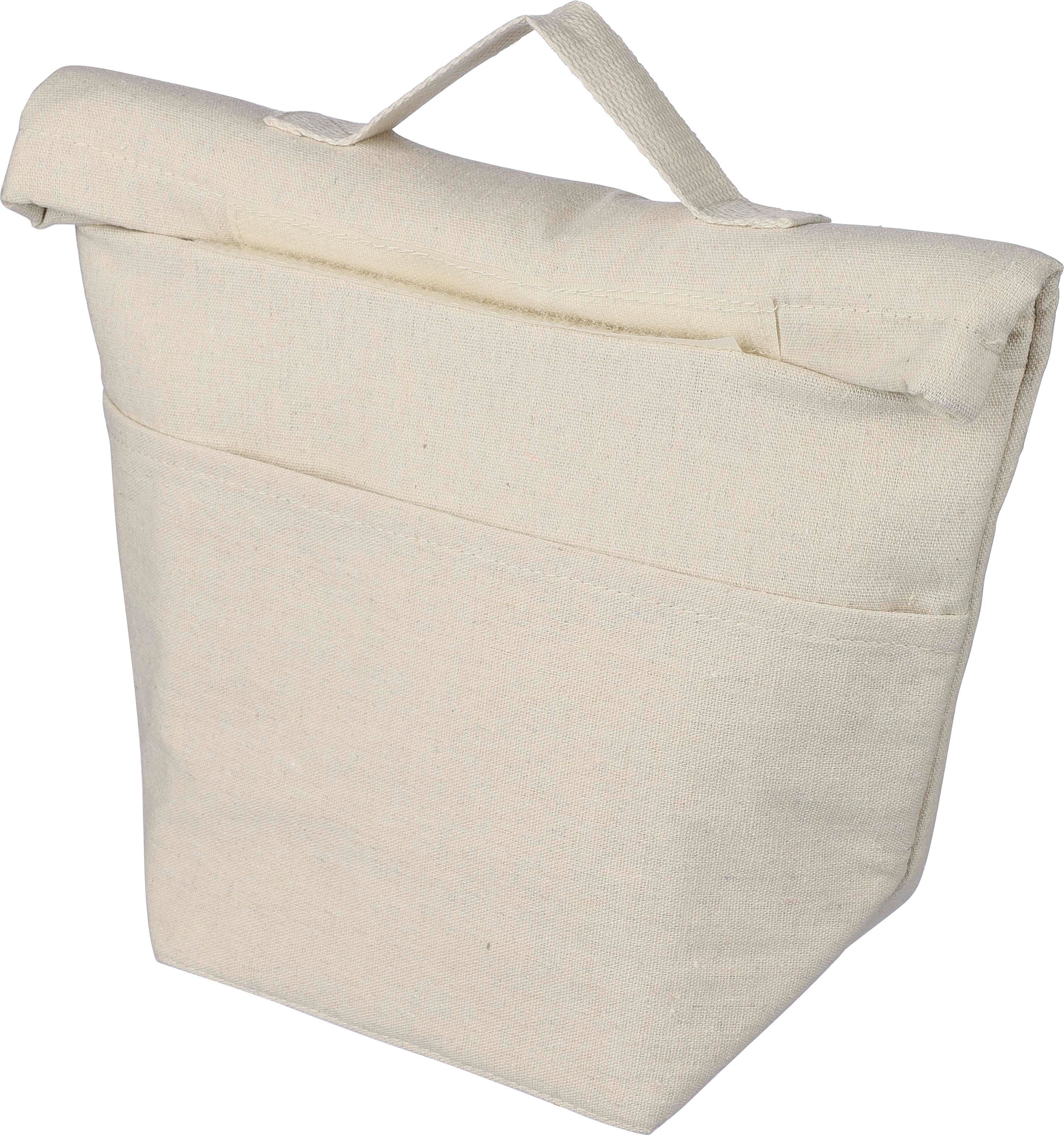 Kühltasche Faith | Recycelte Baumwolle 220 g/m² | Roll-top, IMPRESSION