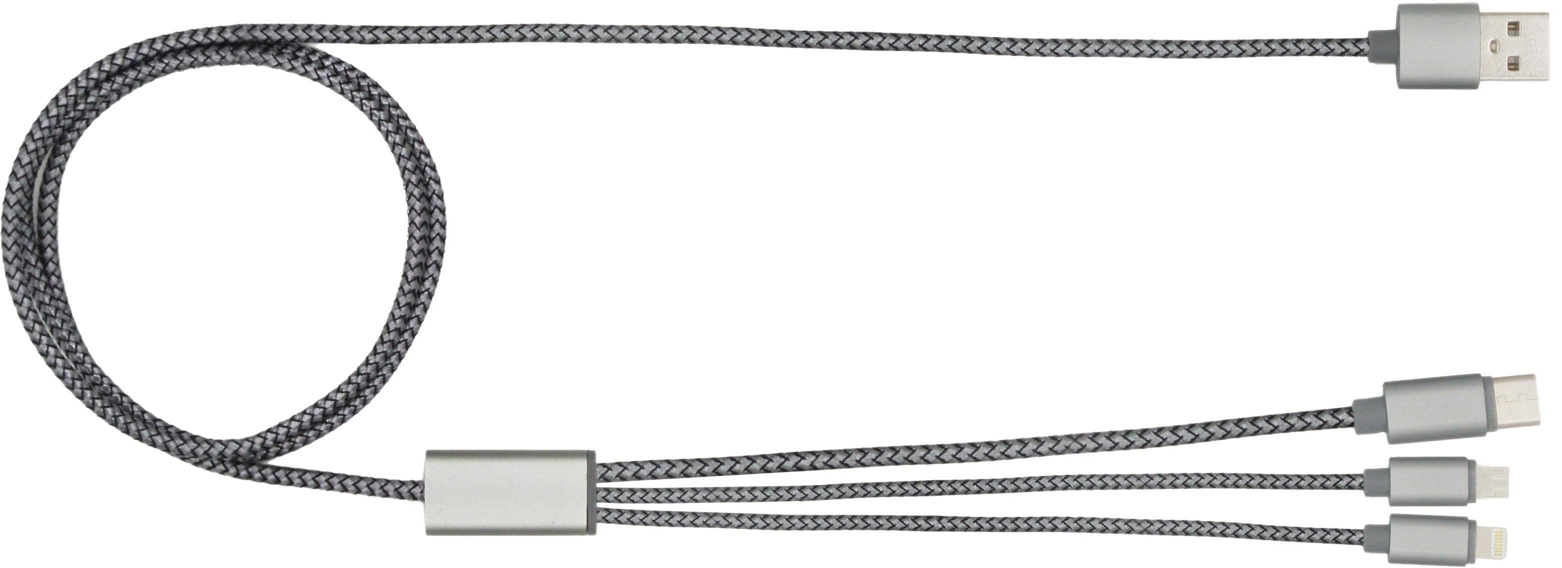 BrandCharger Ladekabel Trident 2+ | 3-in-1, BrandCharger