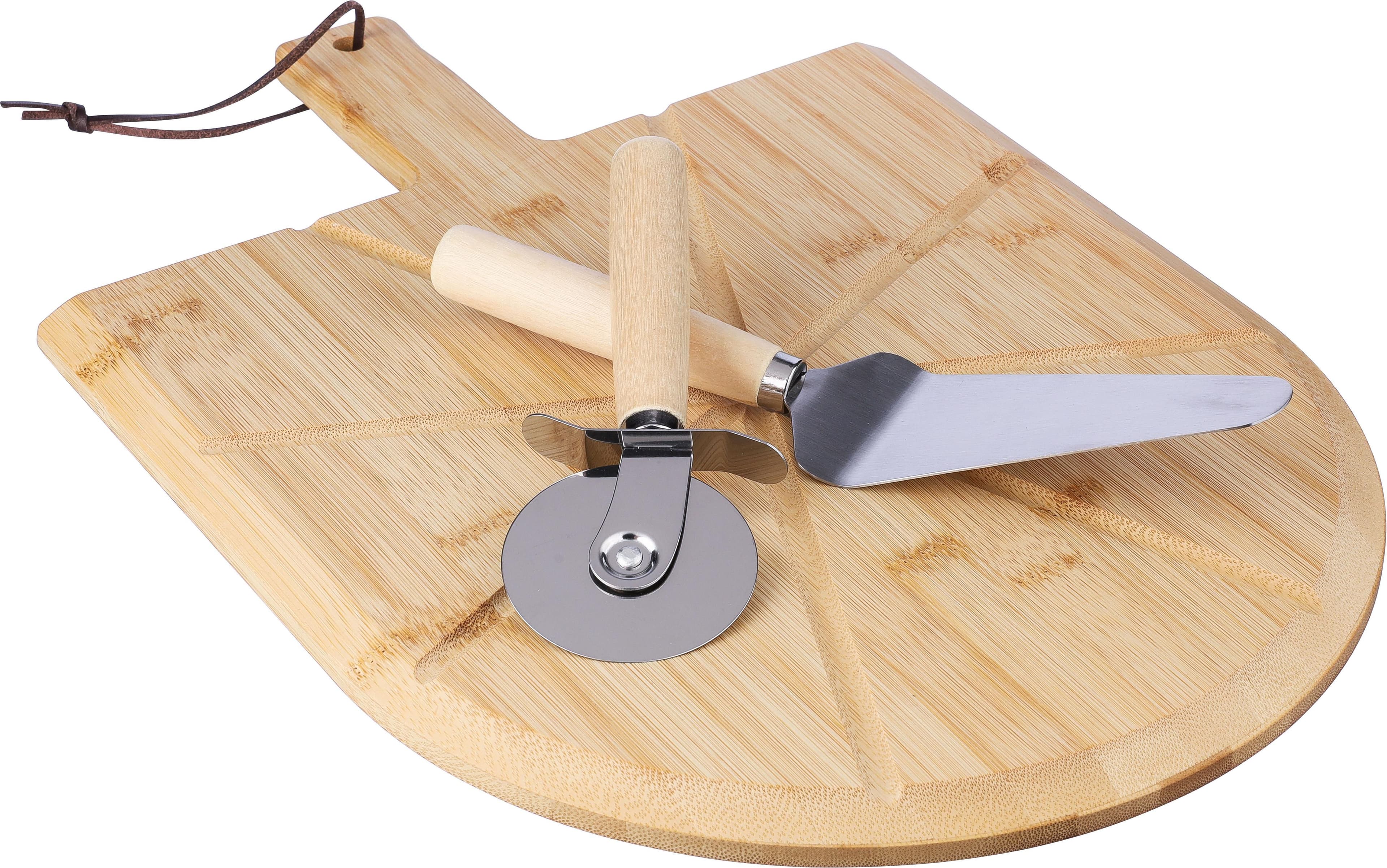 Pizzabrett Vale | Bambus | Mit Schneider und Spatula, IMPRESSION