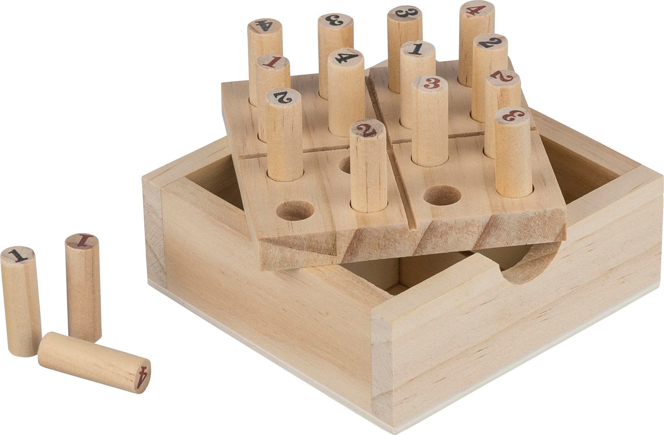 Mini-Sudoku-Set aus Kiefernholz Kenza, IMPRESSION