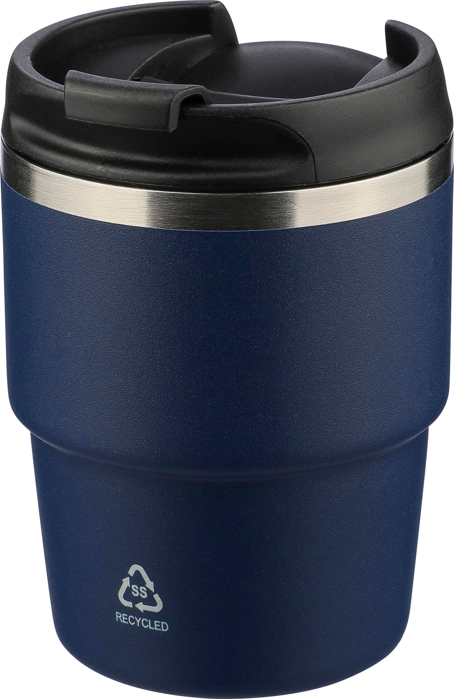 Recycelter Edelstahl-Becher mit doppelter Wand (175 ml) Oli, IMPRESSION