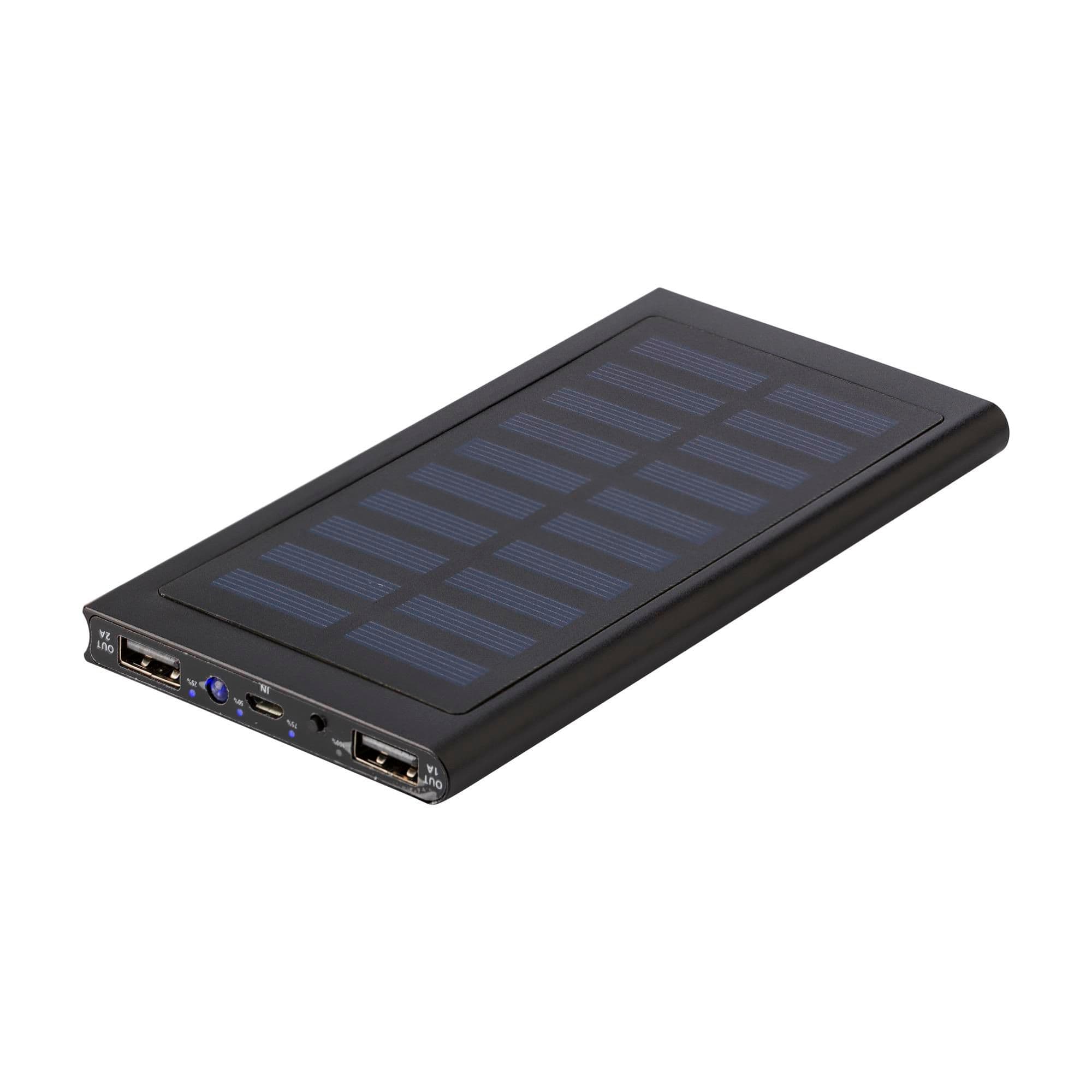 Solar-Powerbank Sonne | 8 000 mAh, IMPRESSION