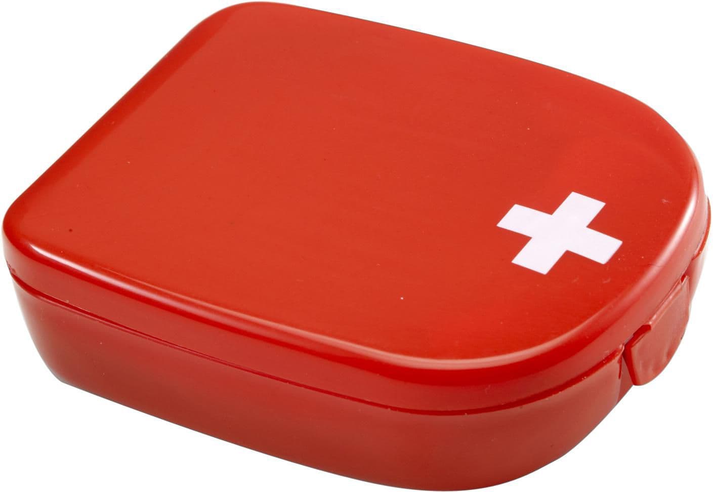 Erste-Hilfe-Set Mila | Kunststoffkoffer | Rot mit weißem Kreuz, IMPRESSION