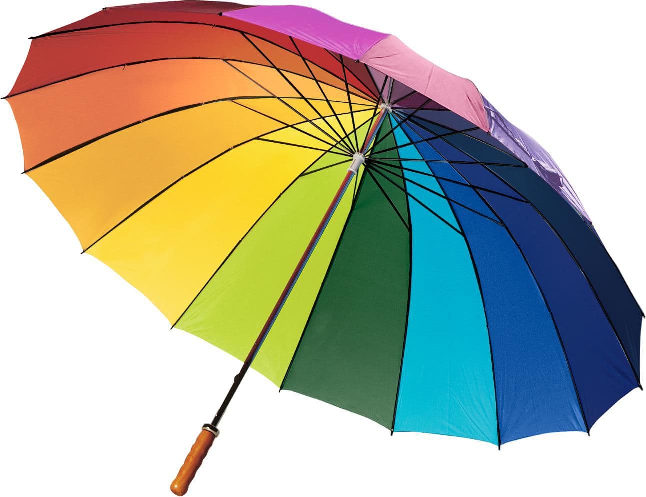 Regenbogenregenschirm Haya | 190T, IMPRESSION