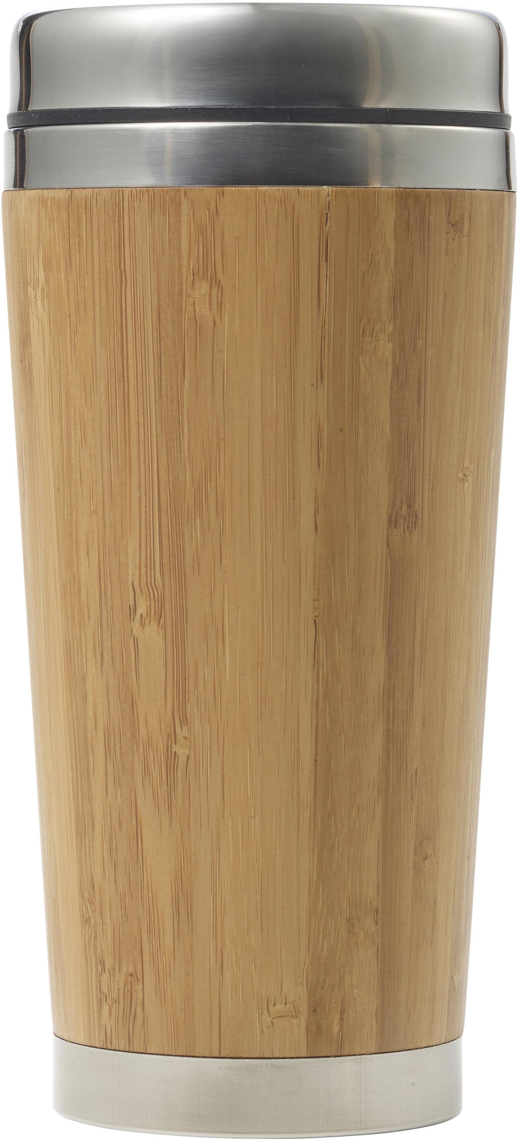 Reisebecher Sabine | Bambus und Edelstahl | 400 ml, IMPRESSION