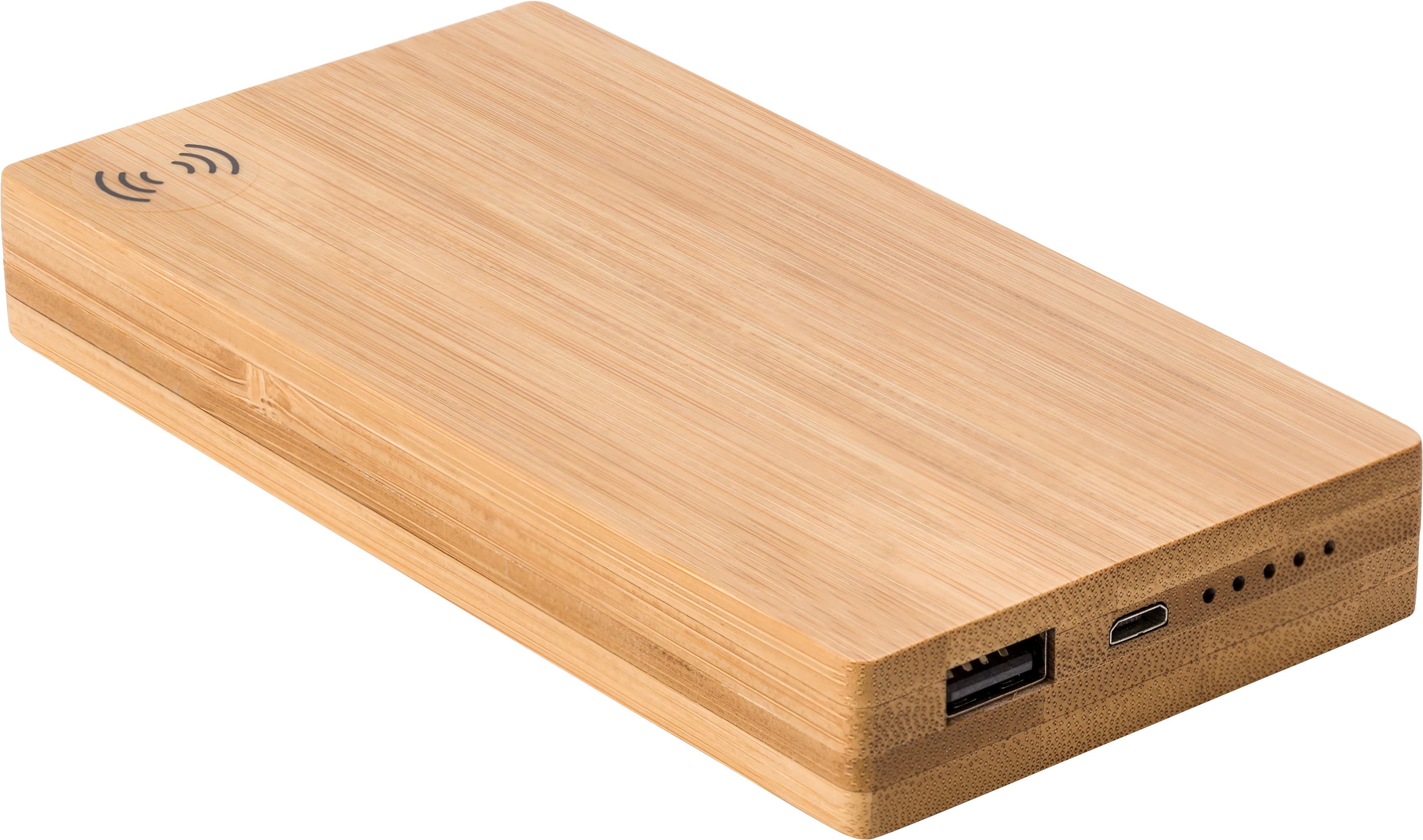 Powerbank Walter | Bambus | 6.000 mAh, IMPRESSION