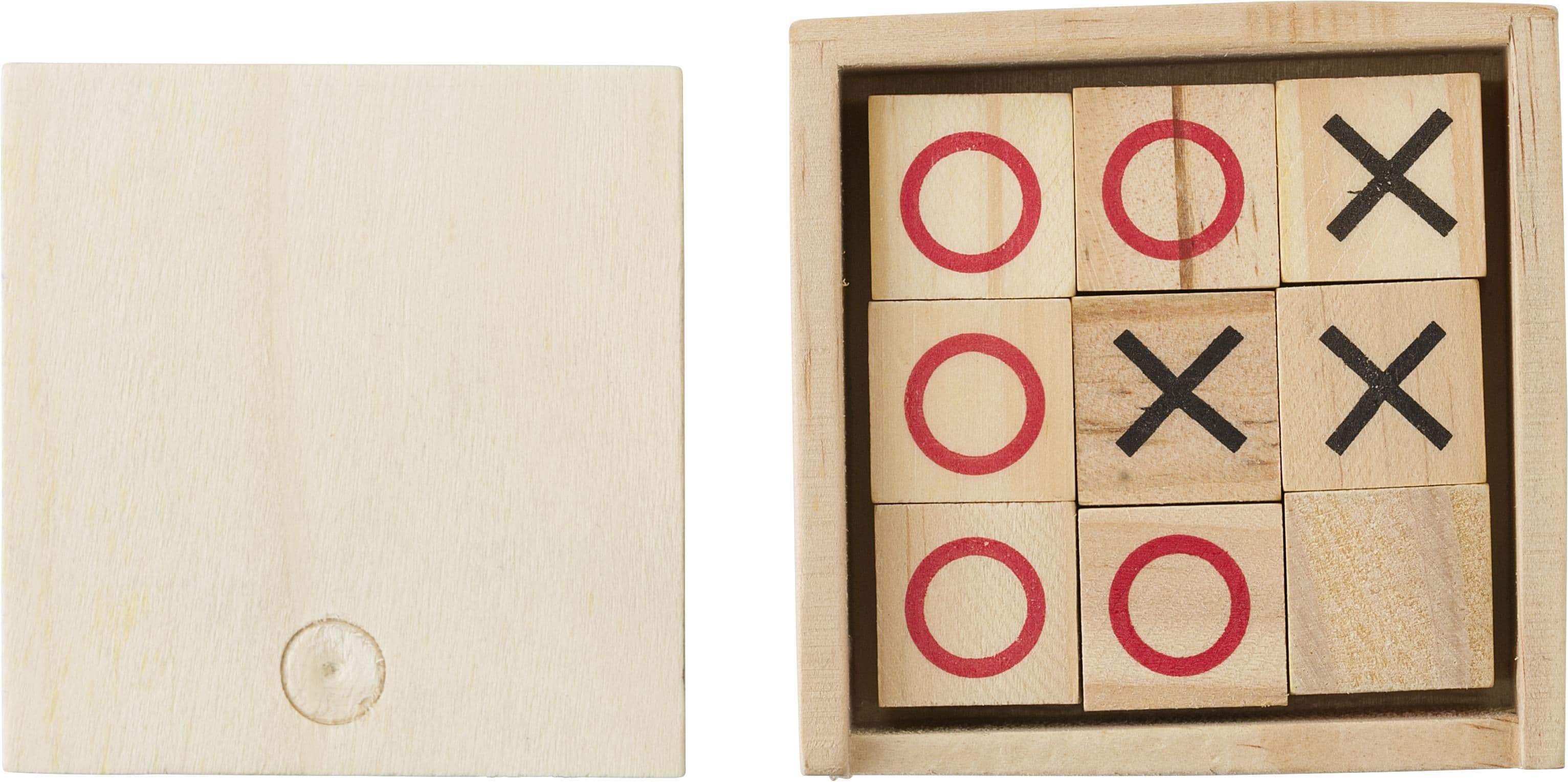 Tic Tac Toe Alessio | Kiefernholz, IMPRESSION