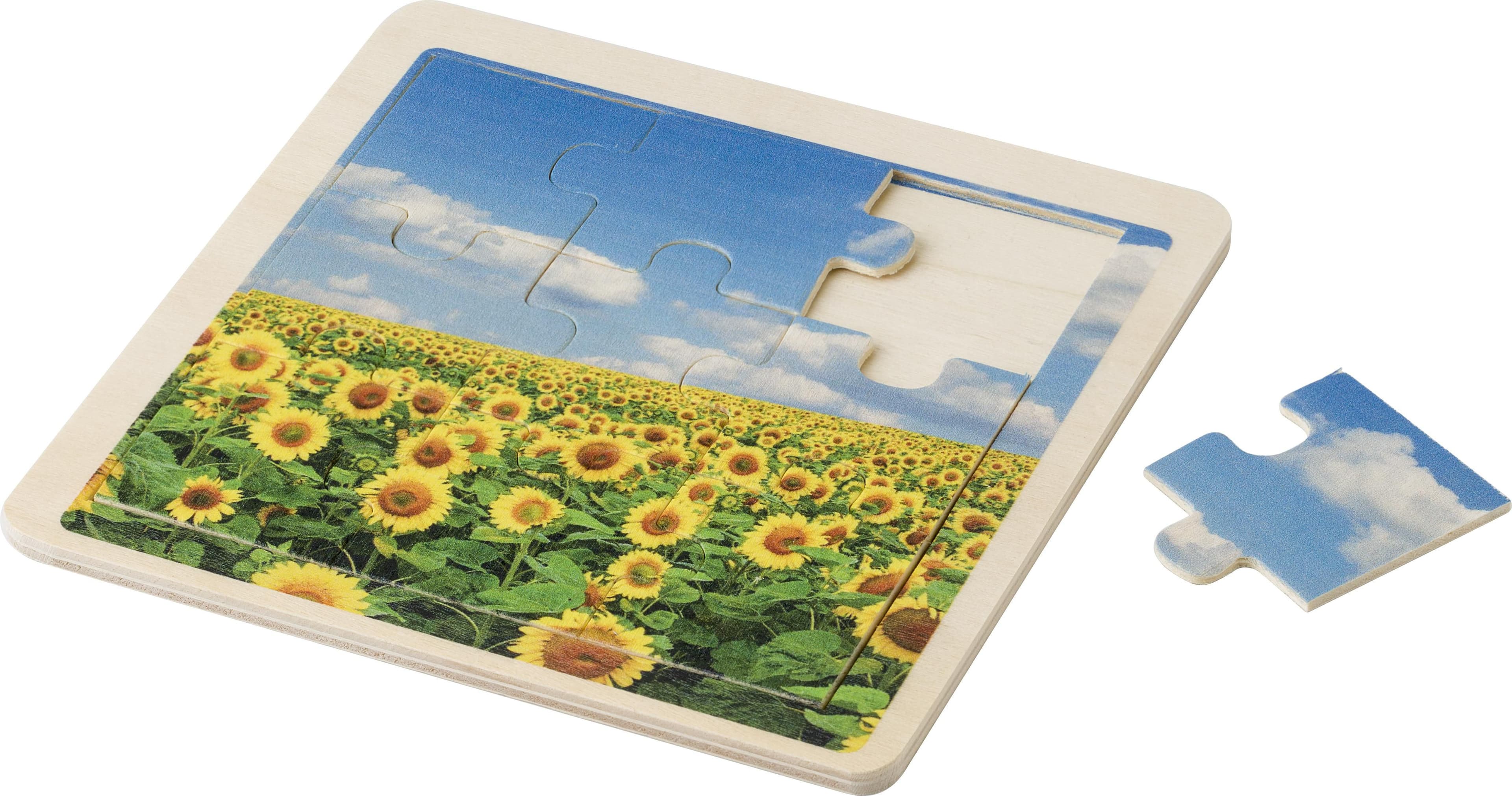 Neunteiliges Puzzle aus Holz Alvaro, IMPRESSION