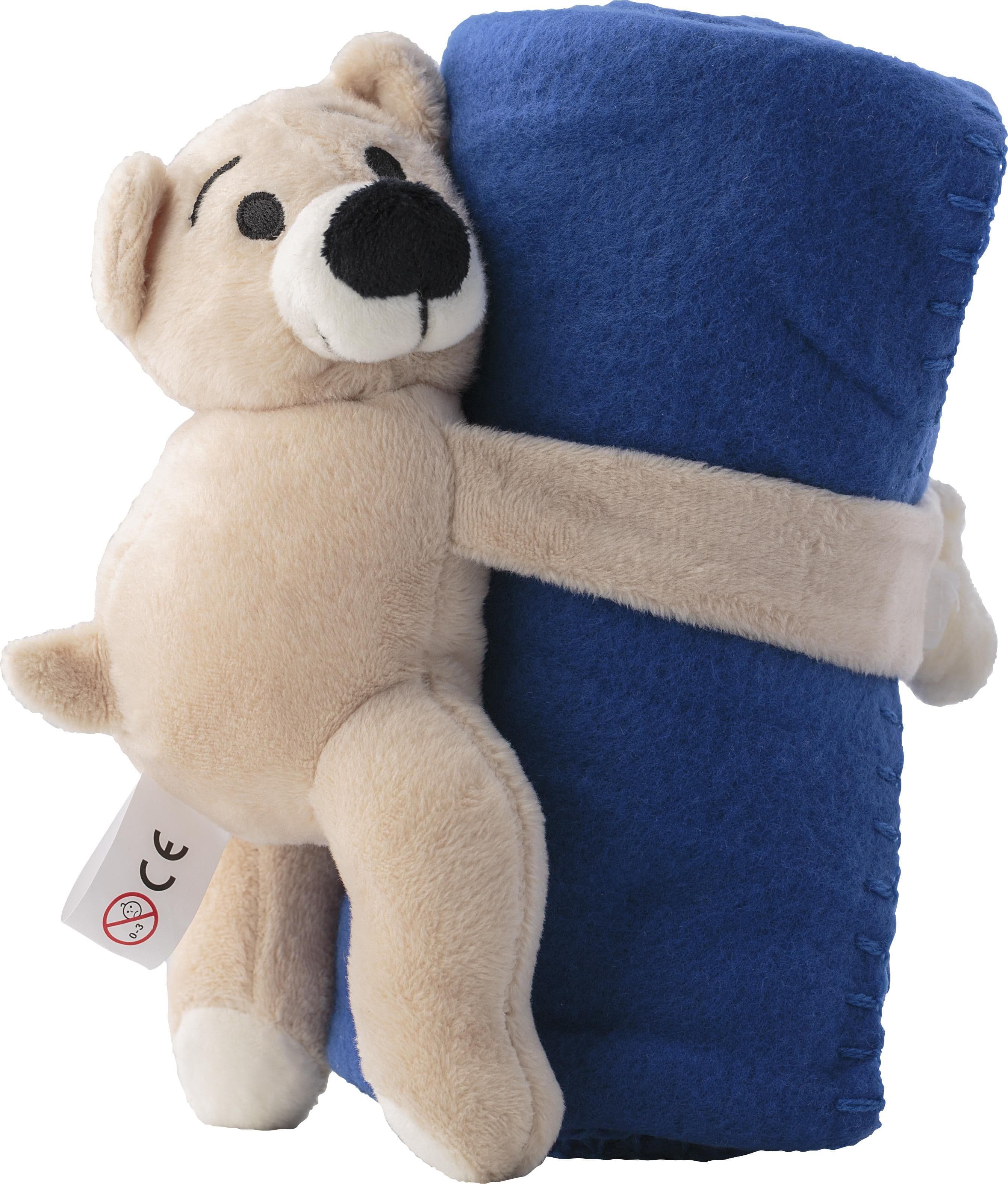 Kuscheltier Owen | Bär mit Decke, IMPRESSION