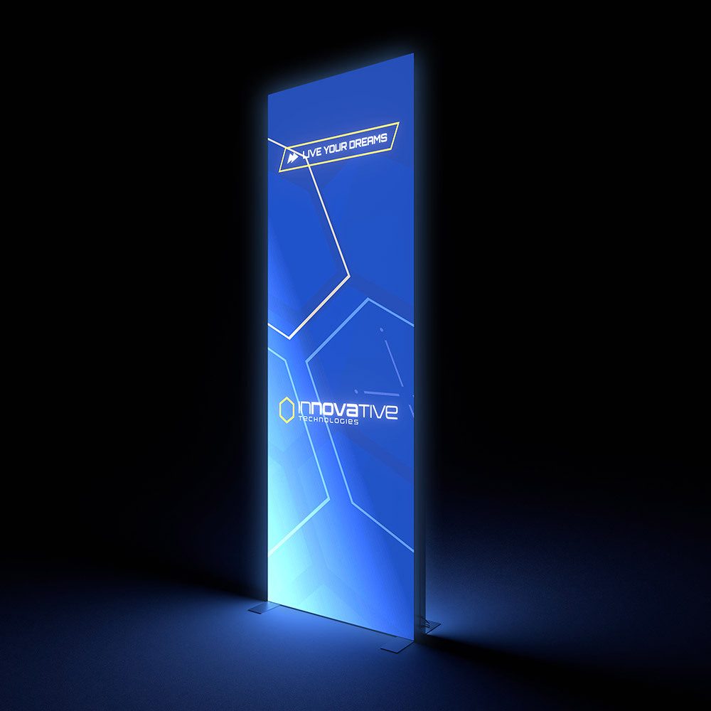 Brightbox Pro Flex Wand 100 x 300 cm Doppelseitig