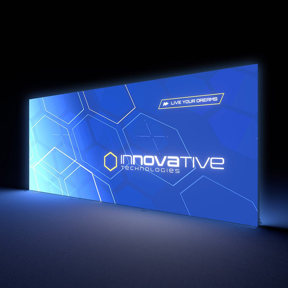 Brightbox Pro Flex Wand 600 x 250 cm Doppelseitig