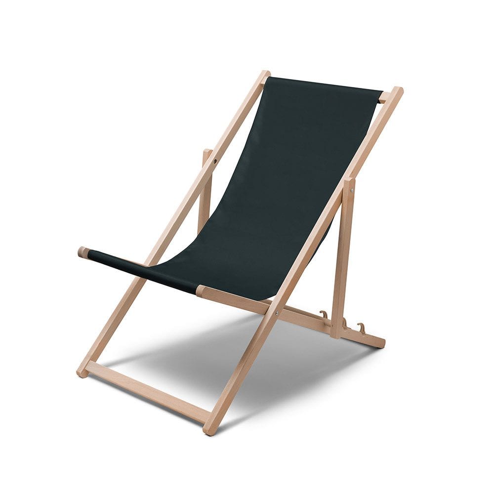 Liegestuhl Relax Classic Schwarz