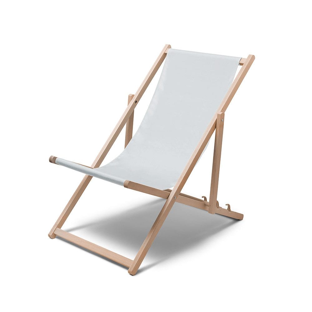 Liegestuhl Relax Classic Weiß