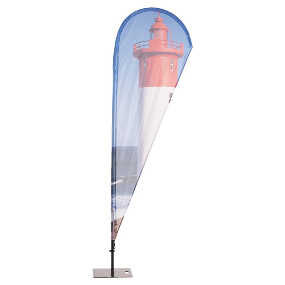 Beachflag Alu TropfenForm 290 cm Druck