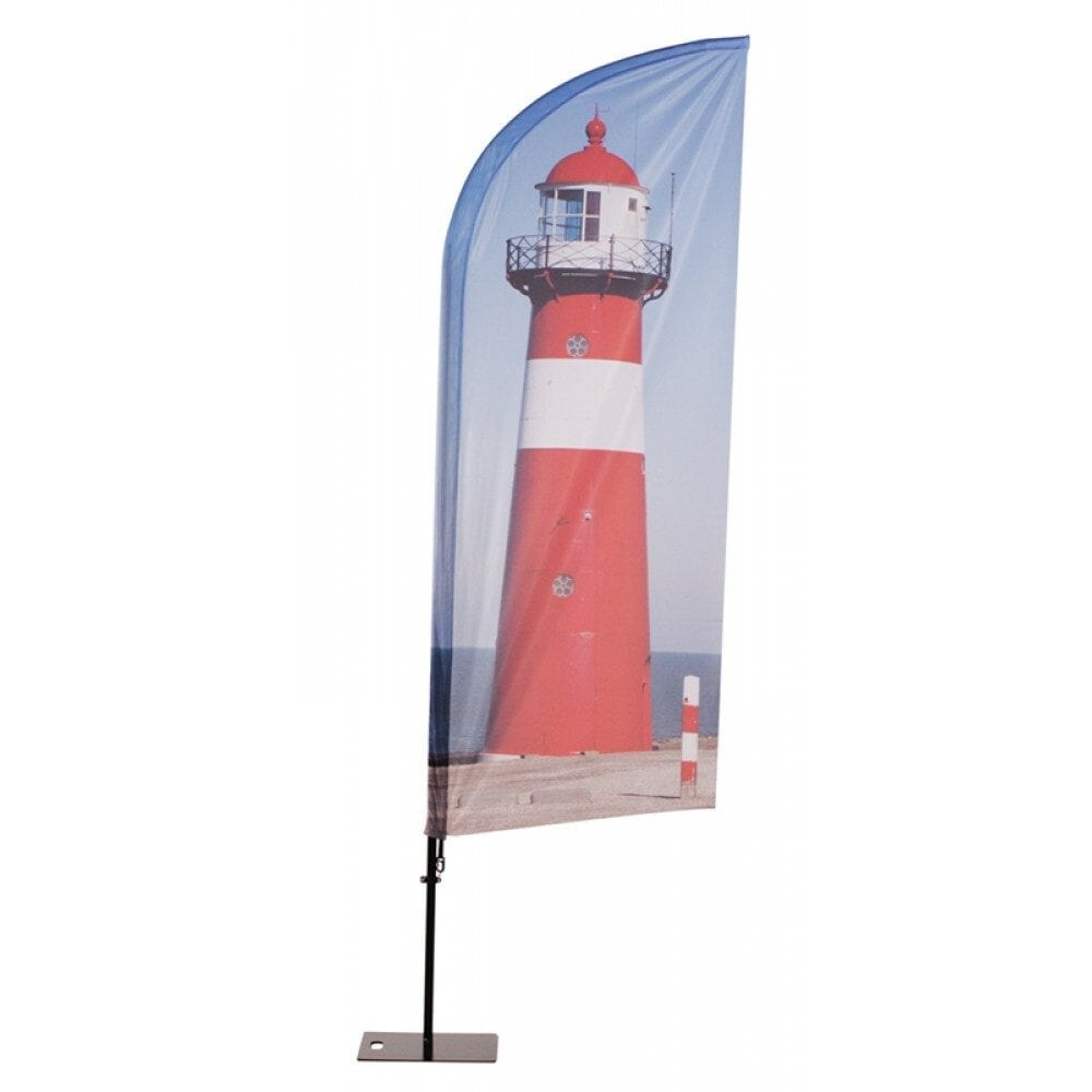 Beachflag Alu WindForm 240 cm Eco-Druck