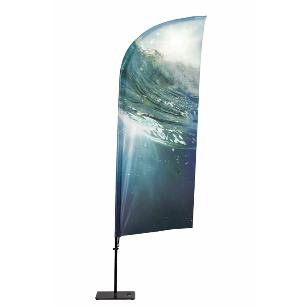 Beachflag Alu WindForm 360 cm Gesamthöhe mit luxuriöser Tasche