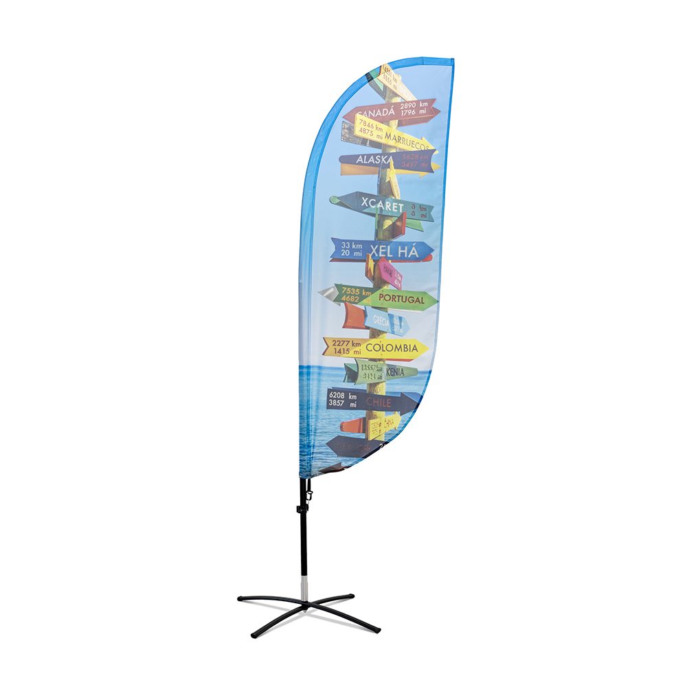 Beachflag Glasfaser PaddleForm Large Druck