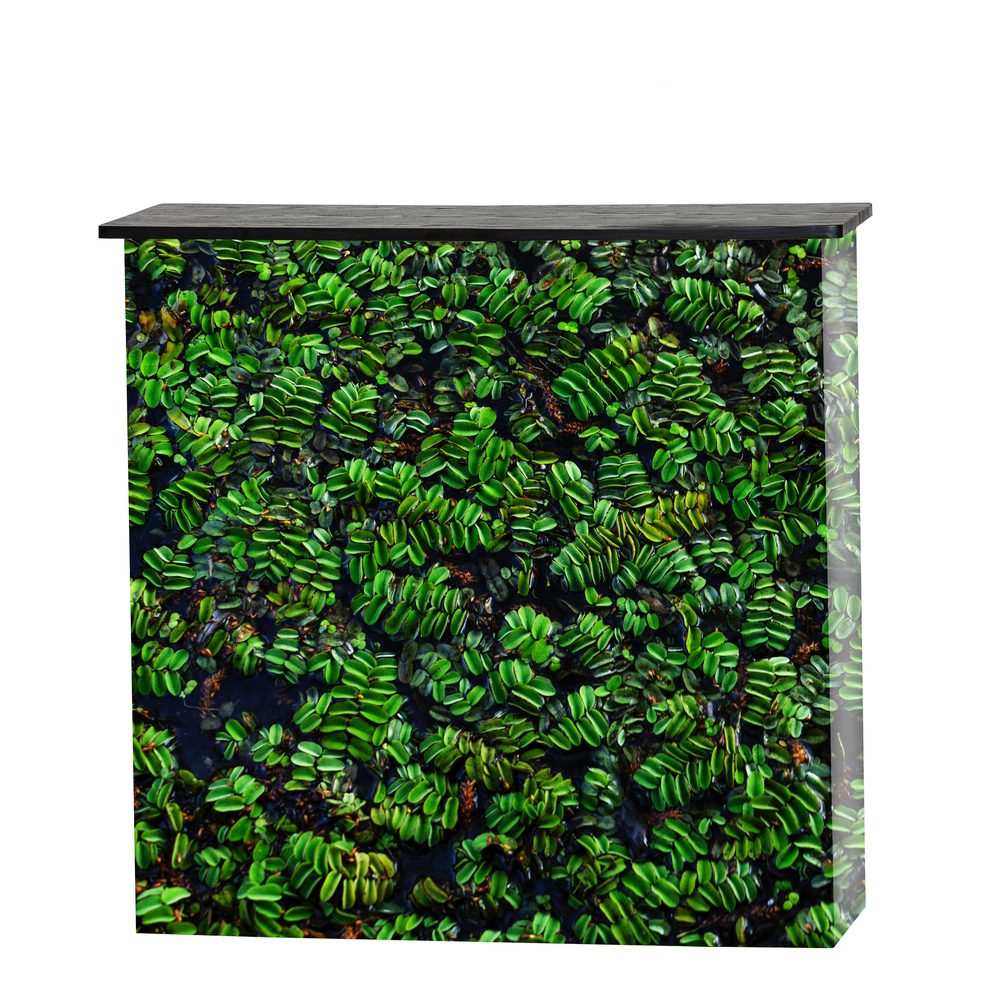 Theke Textil Tischplatte Schwarz