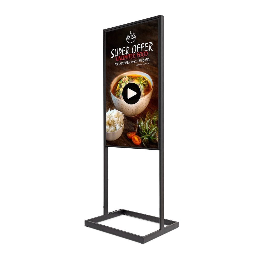 Digitale Infostele Sky mit 55" Samsung-Bildschirm