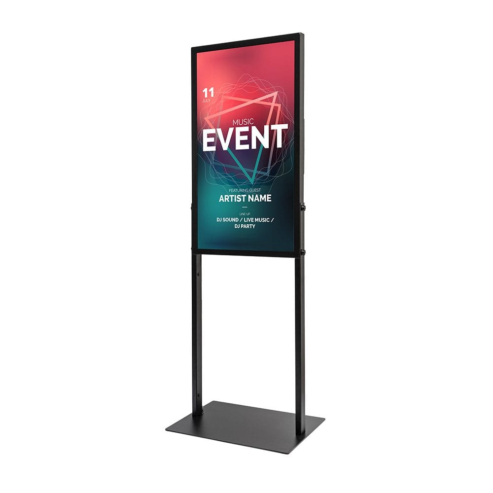 Digitale Infostele Sky Go 43" Schwarz mit 43" Bildschirm