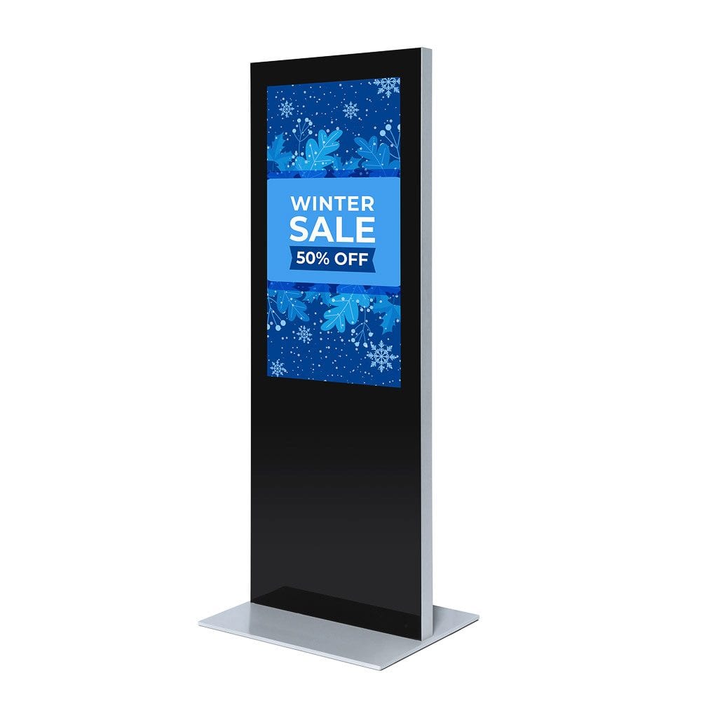 Digitale Infostele Slim 50" mit Samsung-Bildschirm