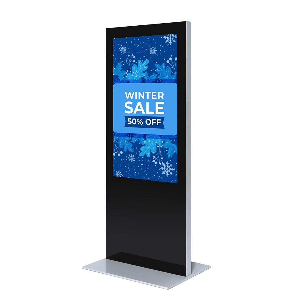 Digitale Infostele Slim 55" Gehäuse