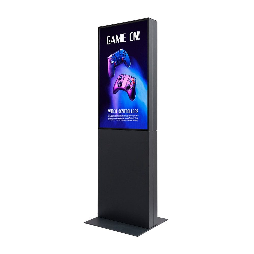 Digitale Smart Line Infostele doppelseitig 43" mit Samsung-Bildschirm