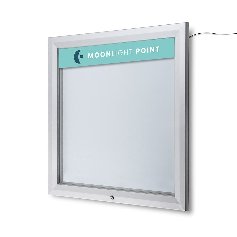 Topschild Abschließbarer Schaukasten Outdoor LED 70 x 10 cm