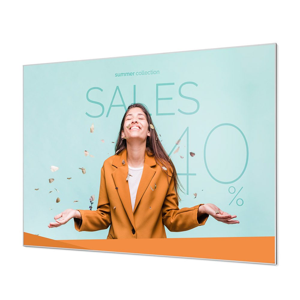 Indoor Wandschild 100 x 140 cm FOREX® 3 mm