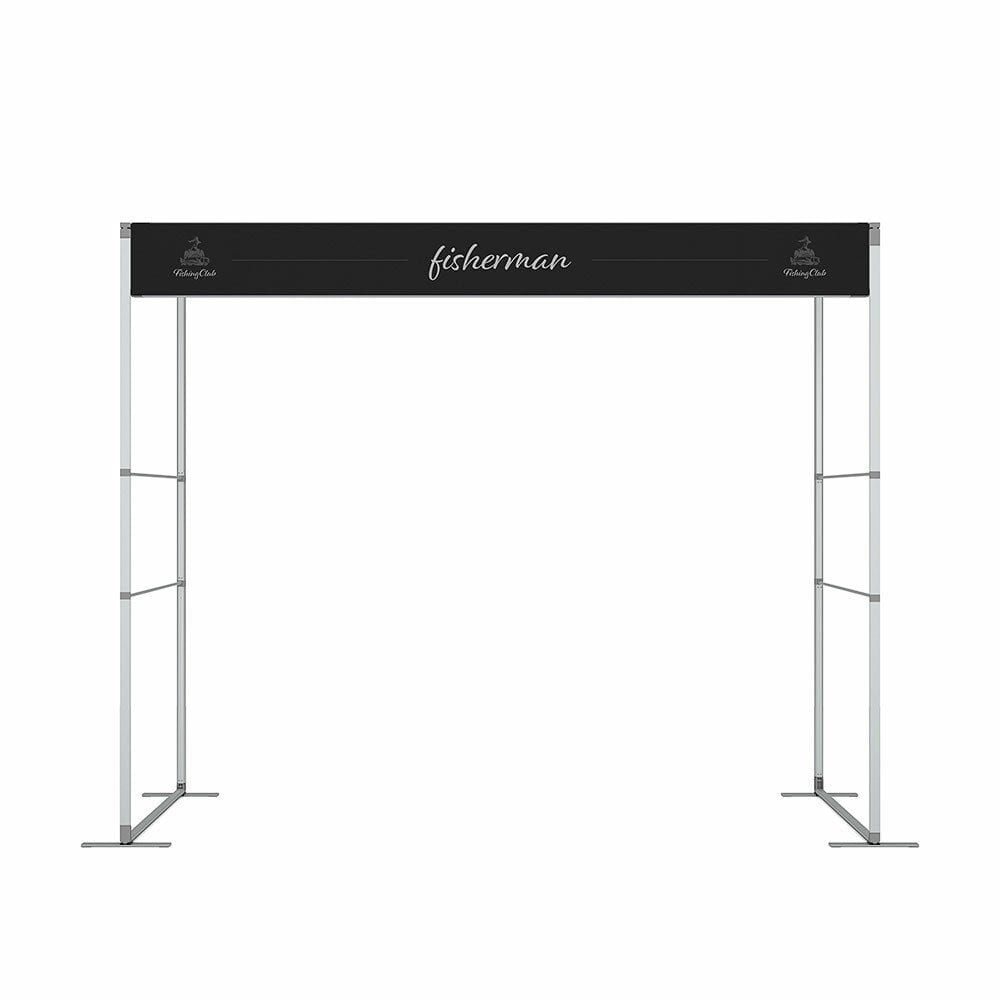 FlexFrame Banner 300 x 30 cm Silber