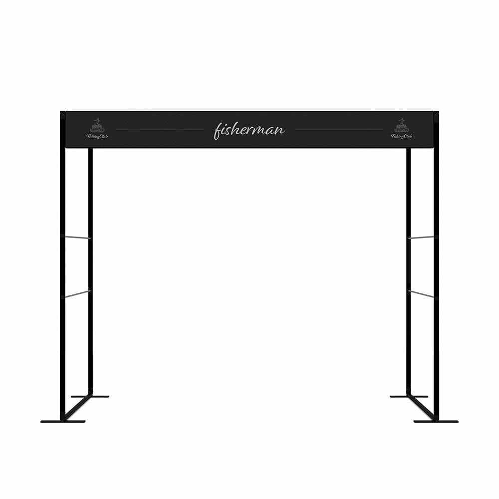 FlexFrame Banner 300 x 30 cm Schwarz