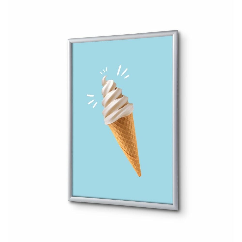 Klapprahmen A1 Komplettset Motiv „Eis“