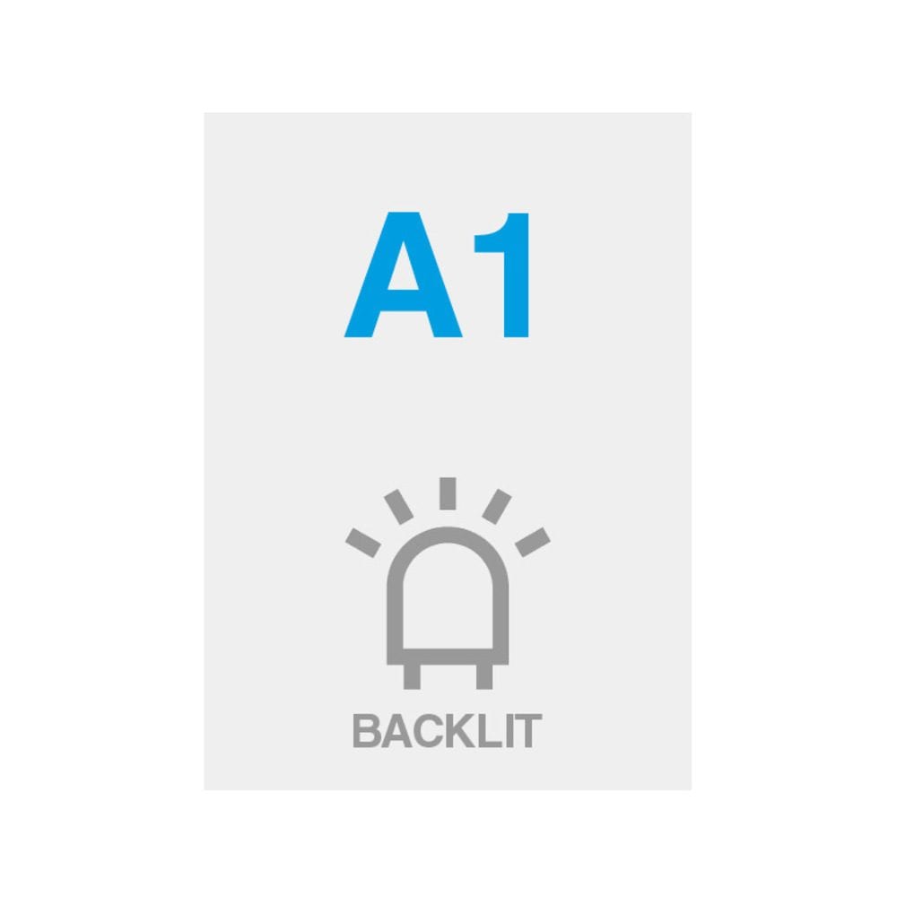 Premium Backlit PP Folie 200 g/m² Satin Oberfläche A1 (594 x 841 mm)