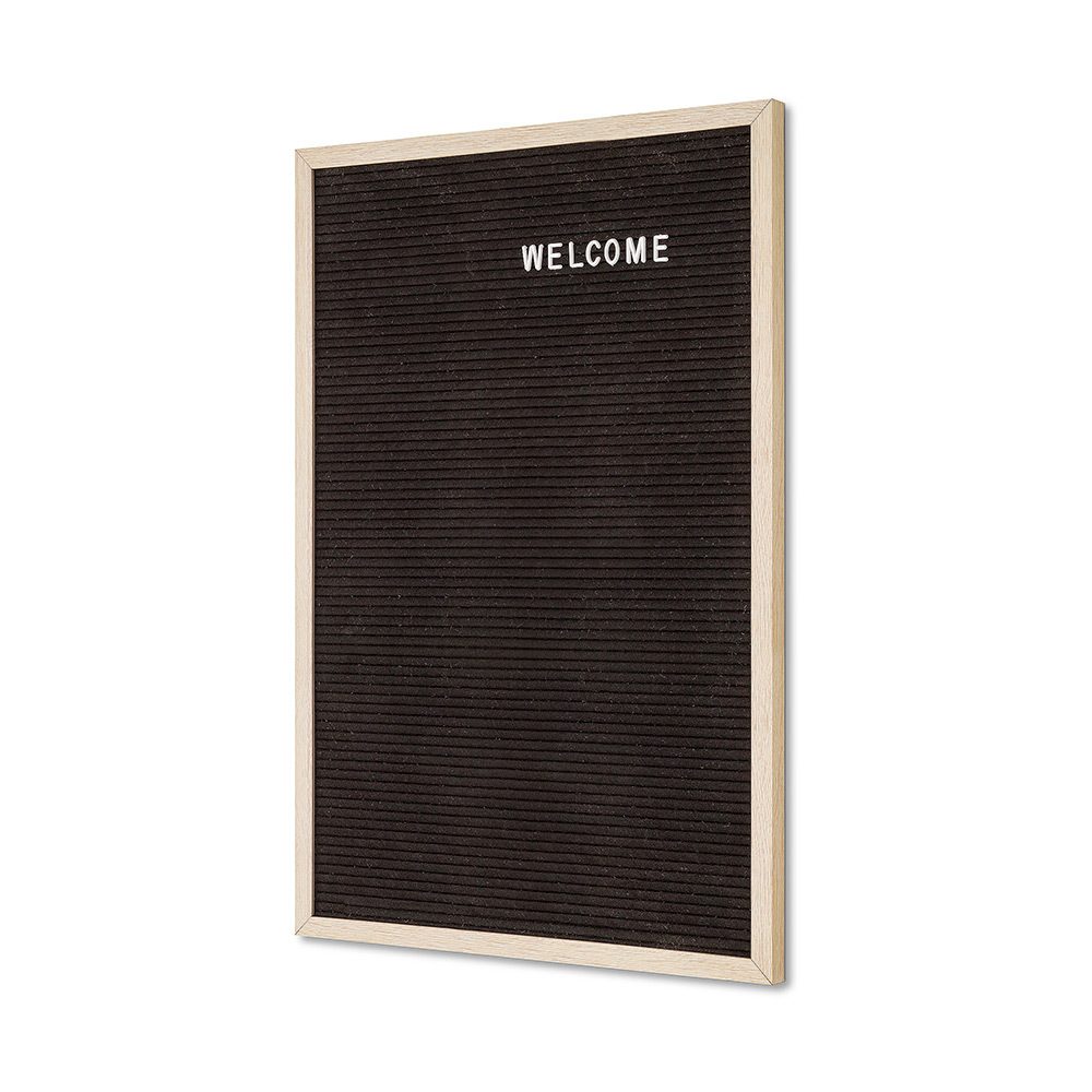 Letterboard Schwarz 40 x 60 cm