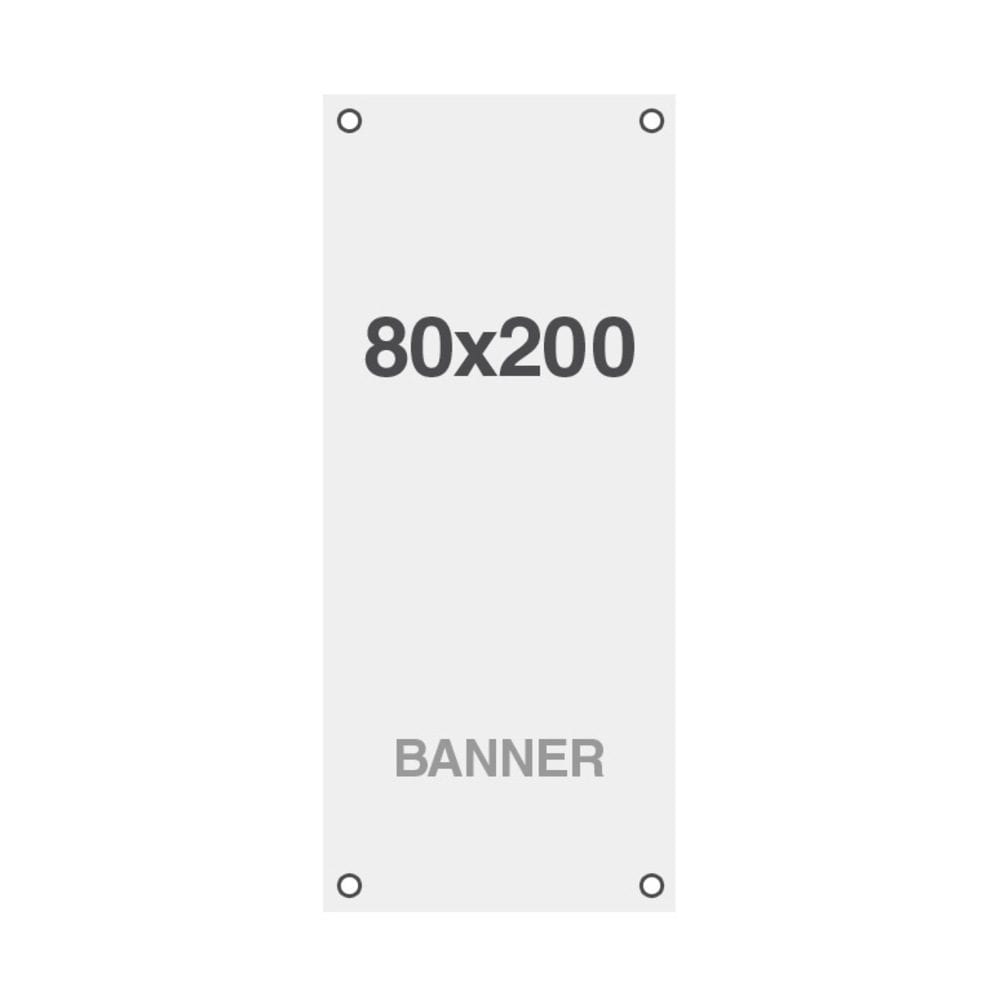 Banner Symbio 510 g/m² 800 x 2000 mm mit Lochhalterung