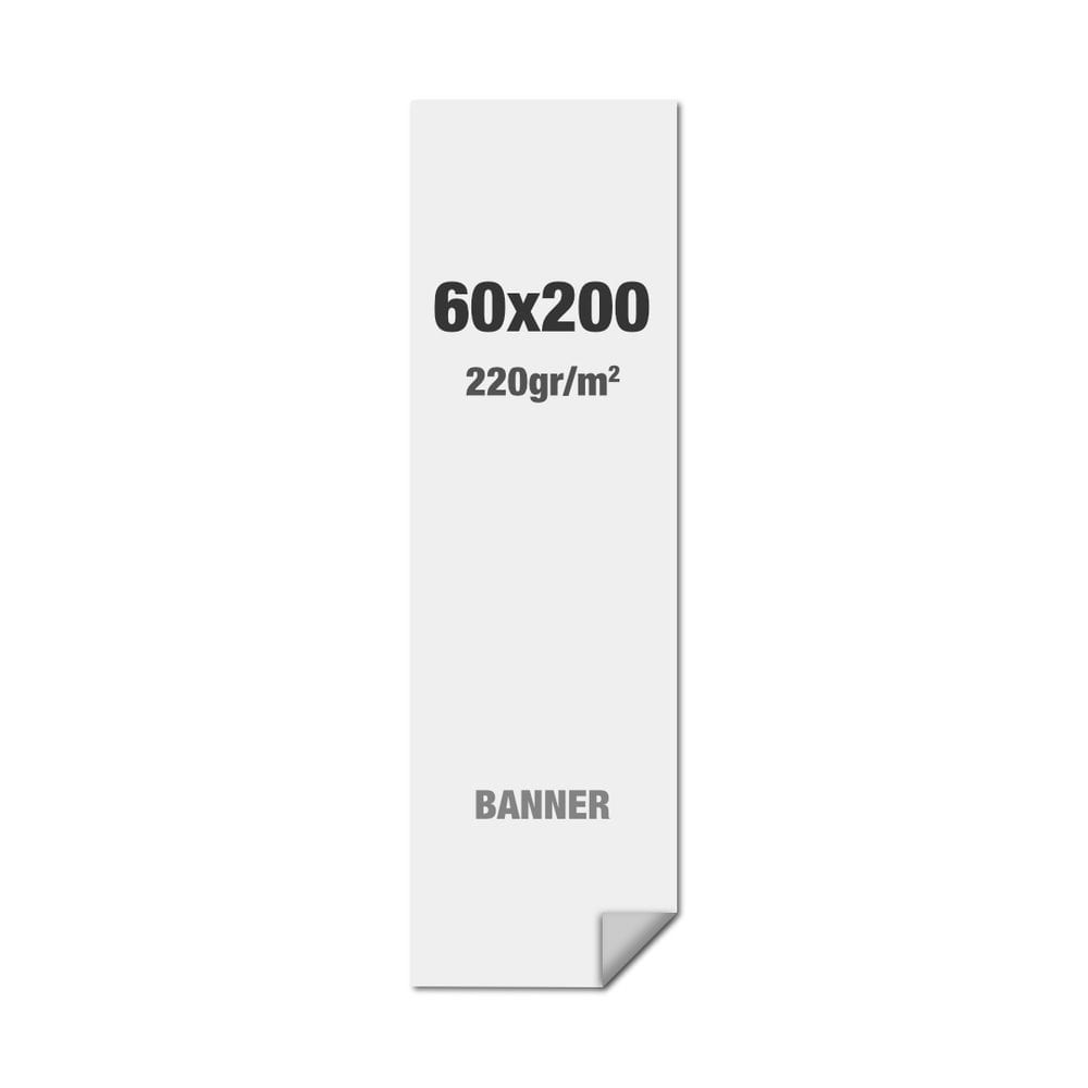 Premium Banner Standard Multi Layer PP Folie 220 g/m² matte Oberfläche 600 x 2000 mm