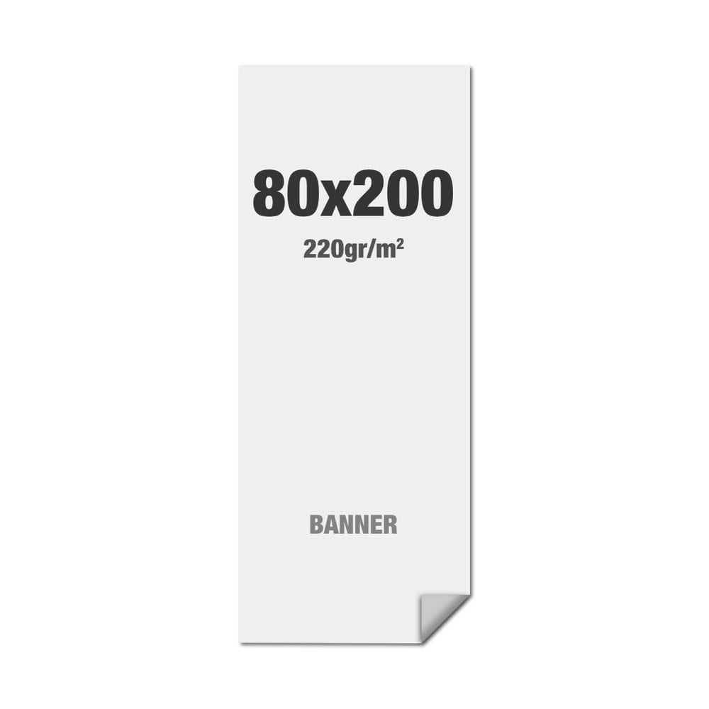 Premium Banner Standard Multi Layer PP Folie 220 g/m² matte Oberfläche 800 x 2000 mm