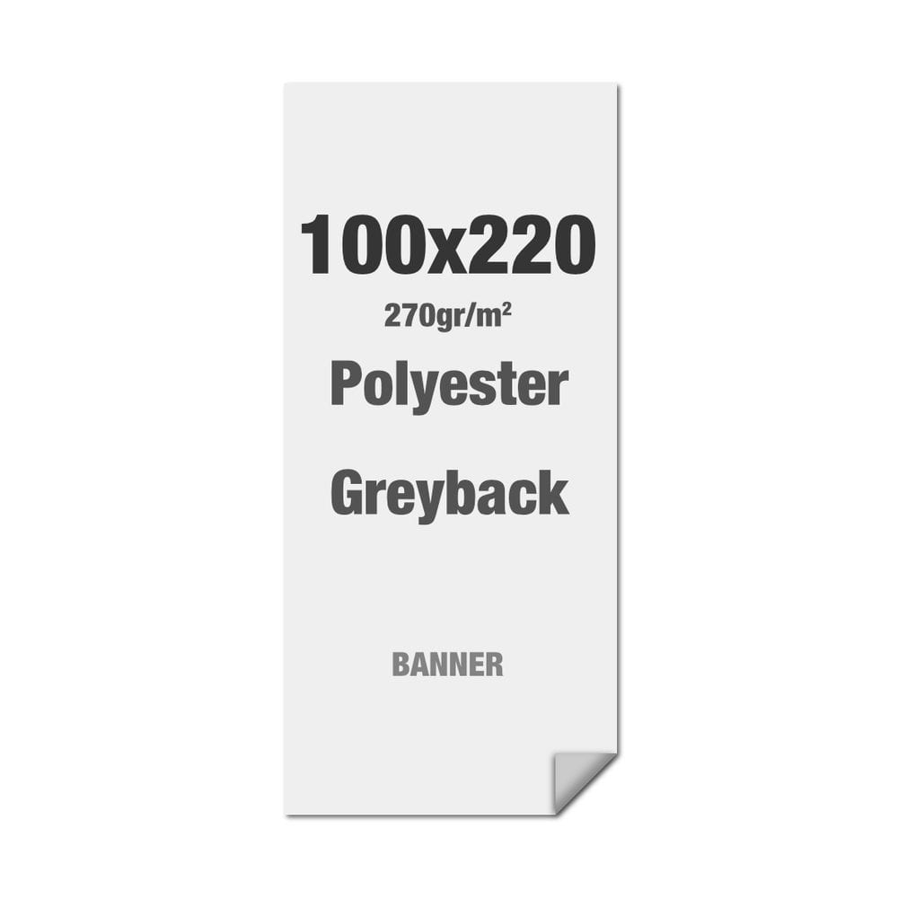 Polyester-Greyback 270 g/m² 100 x 220 cm PVC-Frei