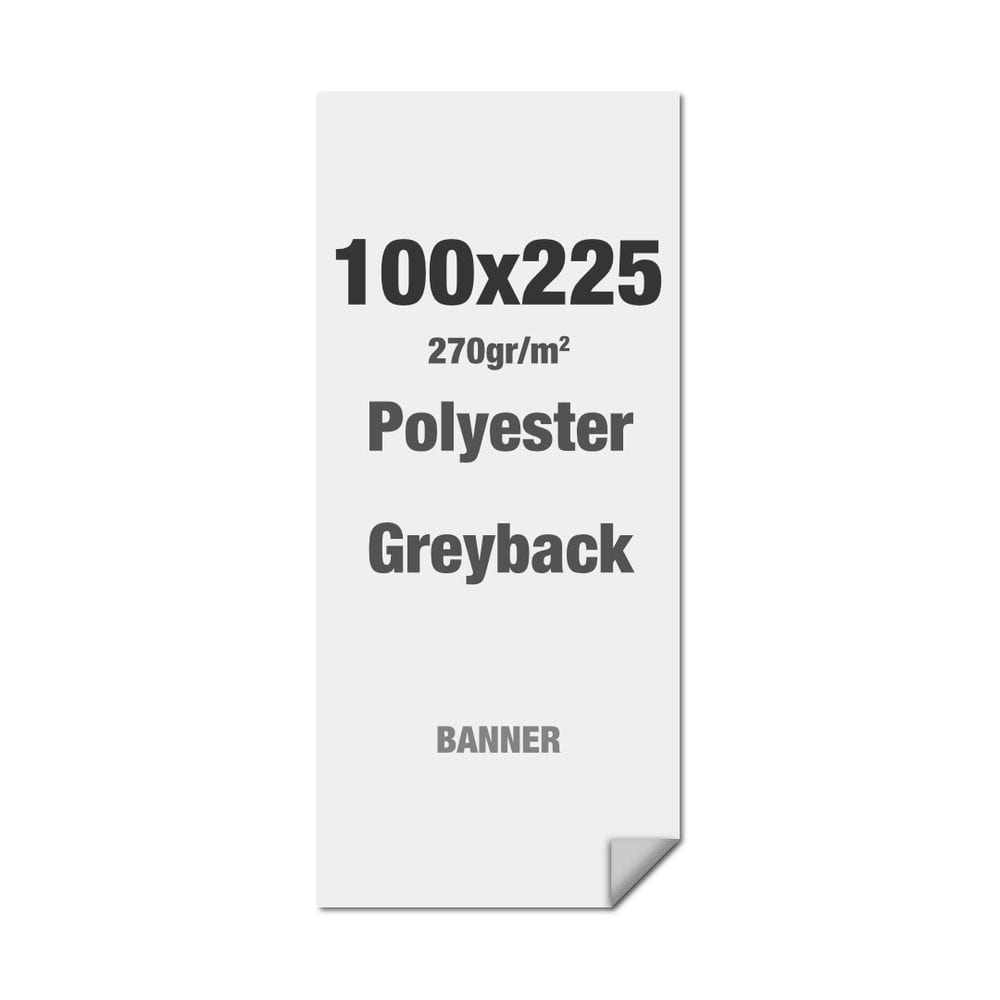 Polyester-Greyback 270 g/m² 100 x 225 cm PVC-Frei