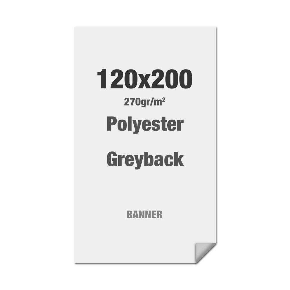 Polyester-Greyback 270 g/m² 120 x 200 cm PVC-Frei