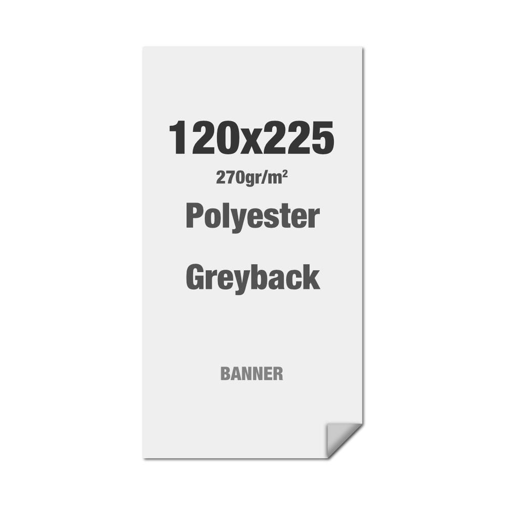 Polyester-Greyback 270 g/m² 120 x 225 cm PVC-Frei