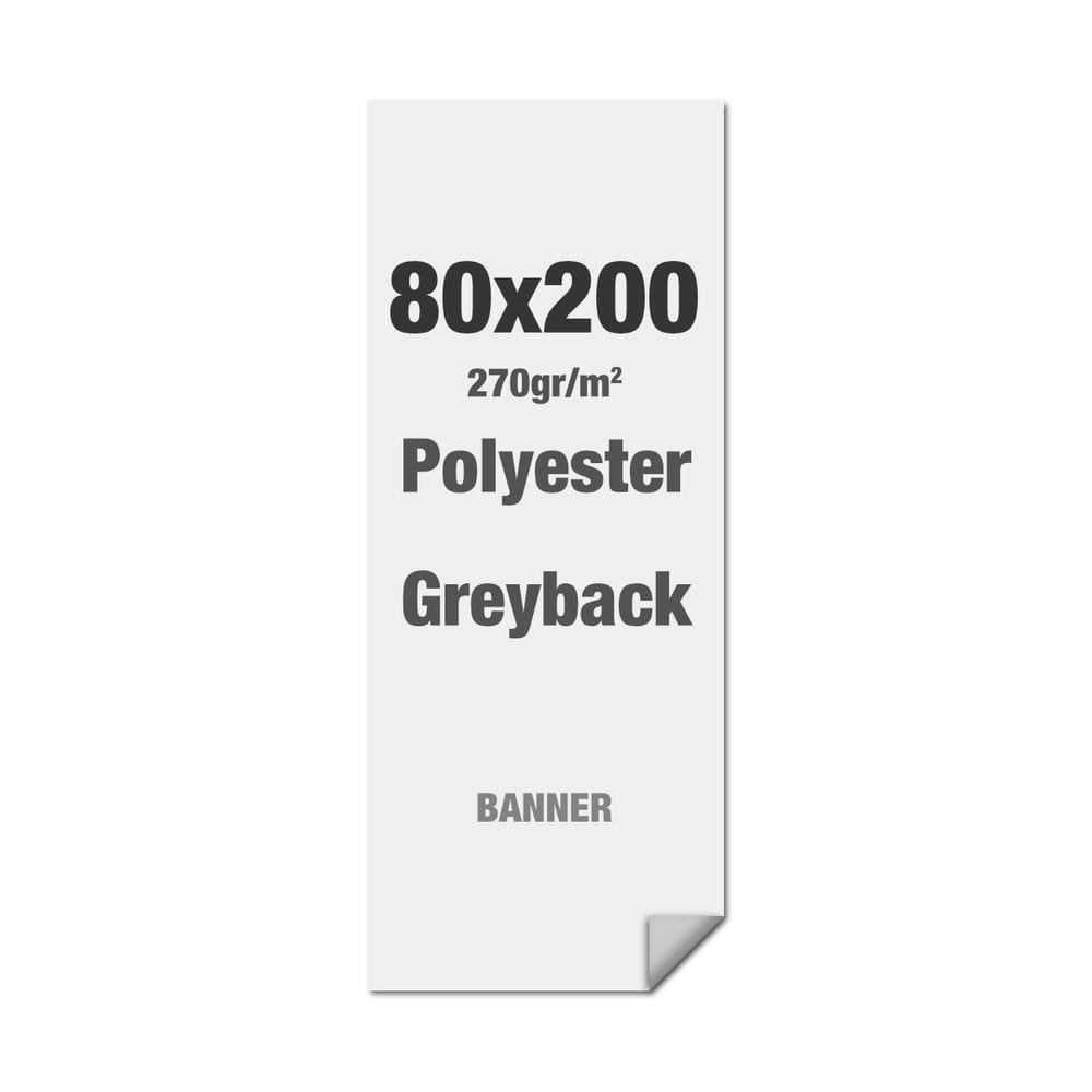 Polyester-Greyback 270 g/m² 80 x 200 cm PVC-Frei