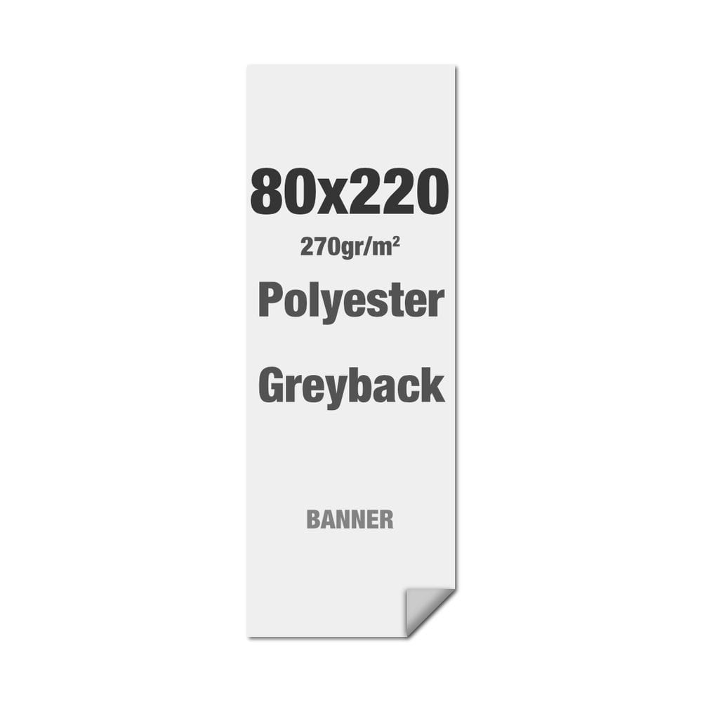 Polyester-Greyback 270 g/m² 80 x 220 cm PVC-Frei