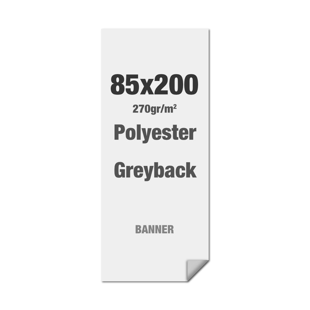 Polyester-Greyback 270 g/m² 85 x 200 cm PVC-Frei